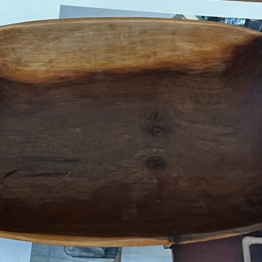 Wood Serving Bowl 12.5